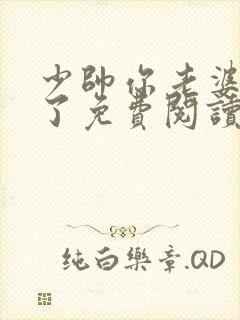 少帅你老婆又跑了免费阅读漫画