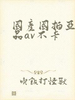 国产国拍亚洲精品av不卡