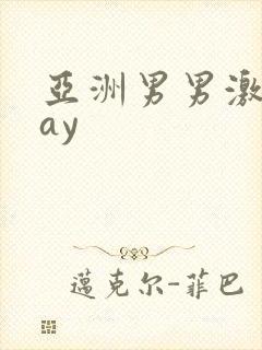 亚洲男男激情gay