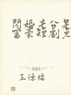 闪婚老公是亿万富豪短剧免费观看