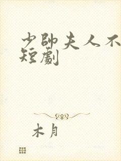 少帅夫人不好惹短剧