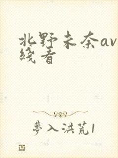 北野未奈av在线看