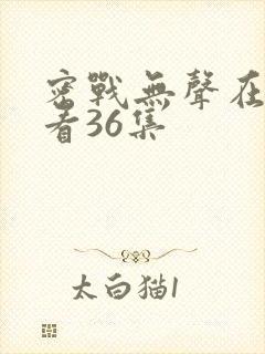 密战无声在线观看36集