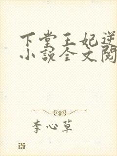 下堂王妃逆袭记小说全文阅读封面