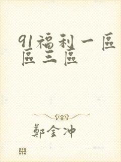 91福利一区二区三区