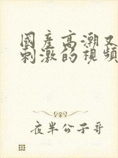 国产高潮又爽又刺激的视频软件