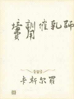 培训催乳师多少费用