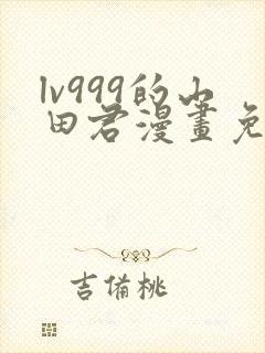 lv999的山田君漫画免费