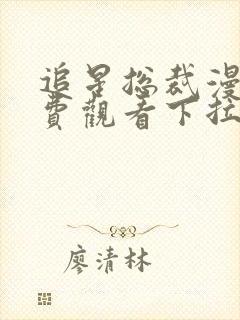 追星总裁漫画免费观看下拉式封面