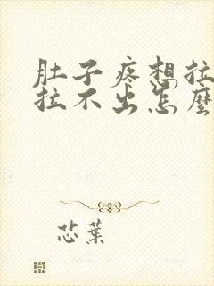 肚子疼想拉屎又拉不出怎么回事封面