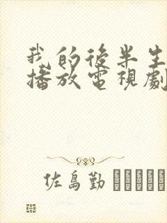 我的后半生免费播放电视剧