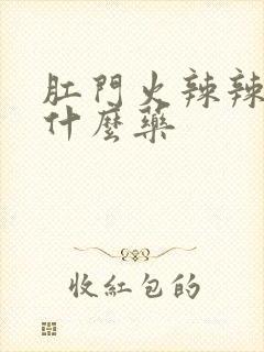 肛门火辣辣疼用什么药