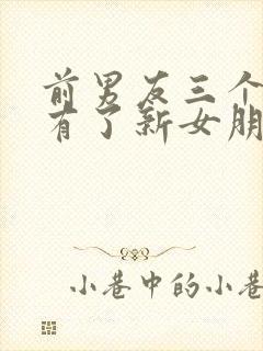 前男友三个月后有了新女朋友封面