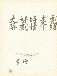 大好时光剧情分集剧情介绍