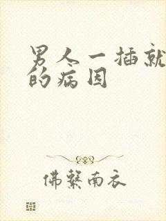 男人一插就想射的病因