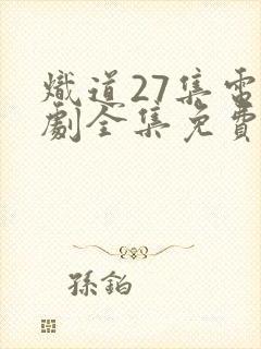 炽道27集电视剧全集免费观看