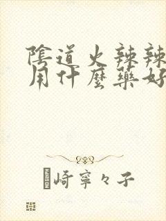 阴道火辣辣的疼用什么药好