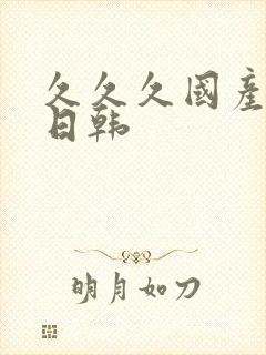 久久久国产精品日韩