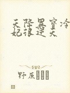 天降异宝冷艳毒妃很逆天