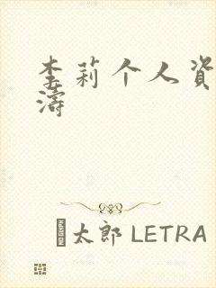 李莉个人资料孙涛