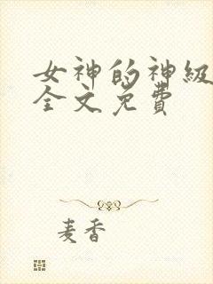 女神的神级保镖全文免费