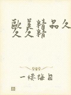 欧美精品久久久久久精