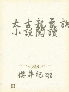 太古龙象诀有声小说阅读