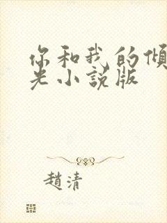 你和我的倾城时光小说版