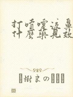 打喷嚏流鼻涕吃什么药见效最快封面