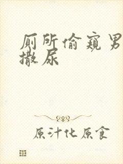 厕所偷窥男同志撒尿