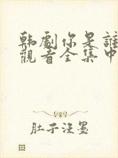 韩剧你是谁免费观看全集中文版