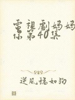 电视剧妈妈在等你第40集