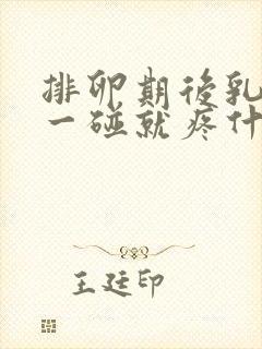 排卵期后乳头痛一碰就疼什么原因造成的