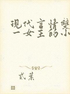 现代言情双男主一女主的小说封面