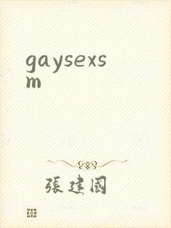 gaysexsm封面