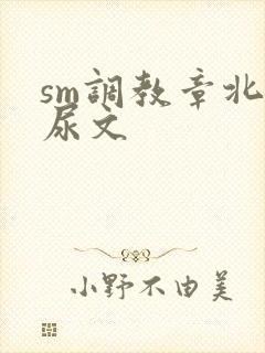 sm调教章北憋尿文封面