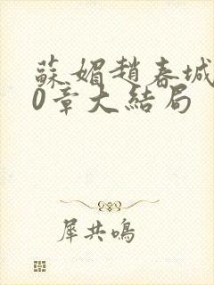 苏媚赵春城150章大结局