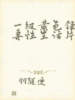 一级黄色录像夫妻性生活片