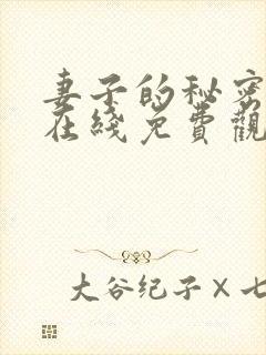 妻子的秘密电影在线免费观看封面