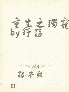 重生之独宠男妻by舒窈