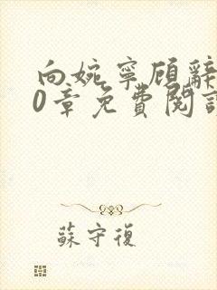 向婉宁顾辞第70章免费阅读封面