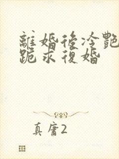 离婚后冷艳总裁跪求复婚