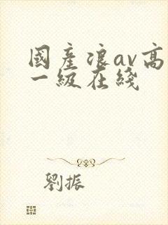 国产浪av高清一级在线