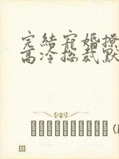 完结宠婚撩人:高冷总裁默默爱 小说