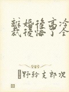 离婚后高冷女总裁后悔了全本