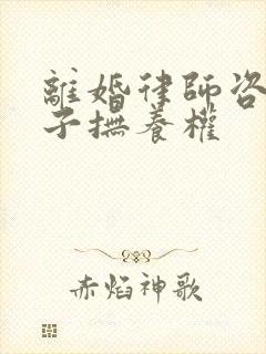 离婚律师咨询孩子抚养权