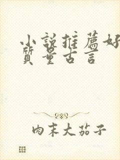 小说推荐好看高质量古言封面