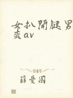 女扒开腿男人桶爽av