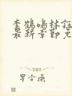 李鹤鸣林钰小说最新章节免费阅读