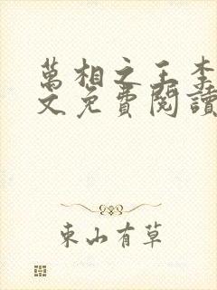 万相之王李洛全文免费阅读封面